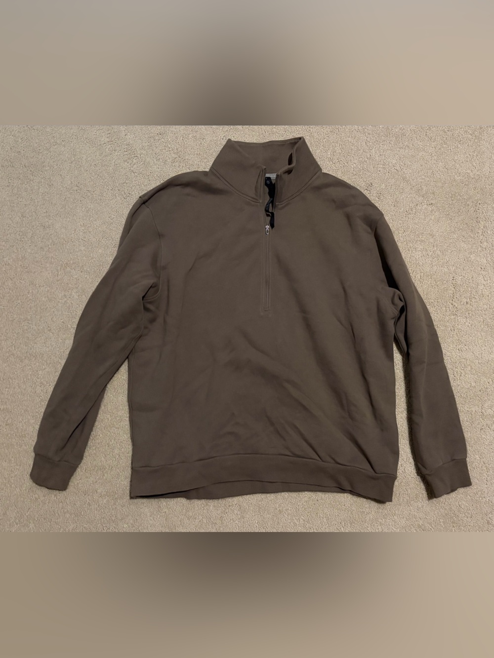 Lululemon Men's Half-Zip Pullover Sweater - Brown